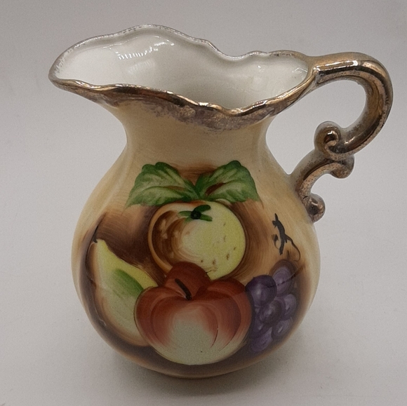 Vintage Washbasin Pitcher Jug and Bowl Made in Japan Farmhouse Smaller Size - Picture 7 of 10